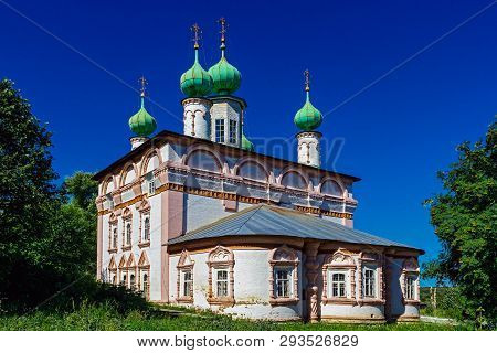Russian Spassky Church In Solikamsk On A Summer Day