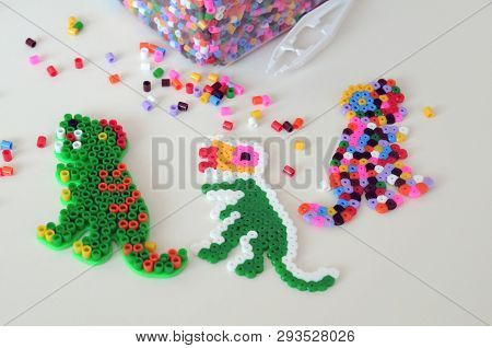 Making From Perler Beads, Montessori Game For Children