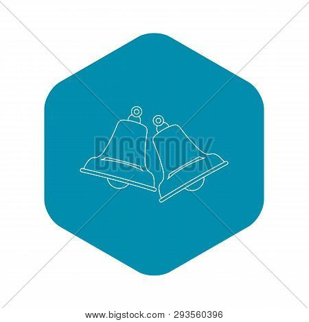 Bells Icon. Outline Illustration Of Bells Vector Icon For Web