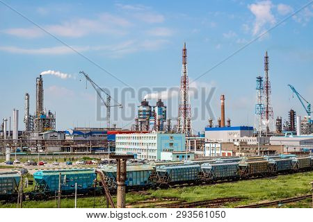 Novomoskovsk, Russia - June 2015: Chemical Plant 