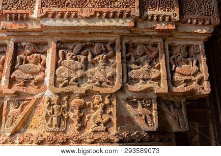 Famous Terracotta (fired Clay Of A Brownish-red Colour, Used As Ornamental Building Material) Relief