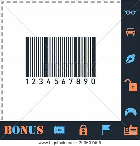 Barcode. Perfect Icon With Bonus Simple Icons