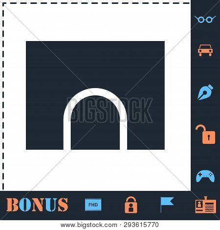 Tunnel. Perfect Icon With Bonus Simple Icons