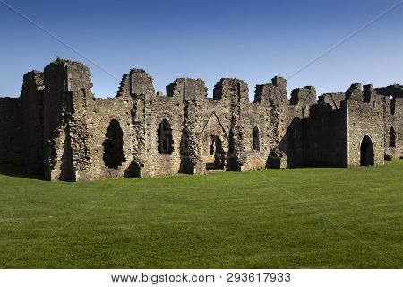 The Ruins Of Neath Abbey Monastery In Skewen, Swansea, Uk