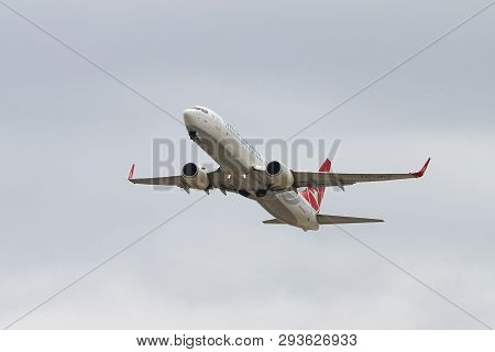Airplane Takeoff From Airport