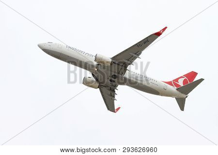 Airplane Takeoff From Airport
