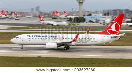 Airplane Takeoff From Airport