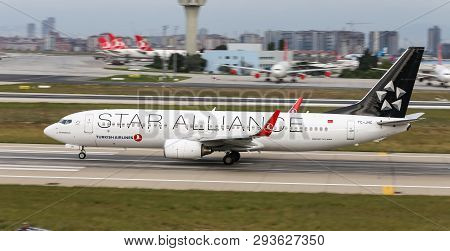 Airplane Takeoff From Airport