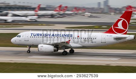 Airplane Takeoff From Airport