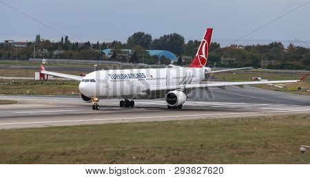 Airplane Takeoff From Airport