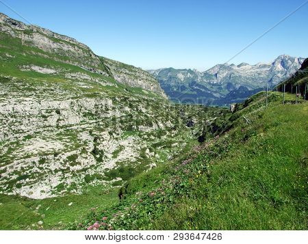 Alpine Peak Chäserrugg (chaserrugg Or Chaeserrugg) In The Alviergruppe Mountain Range - Canton Of St