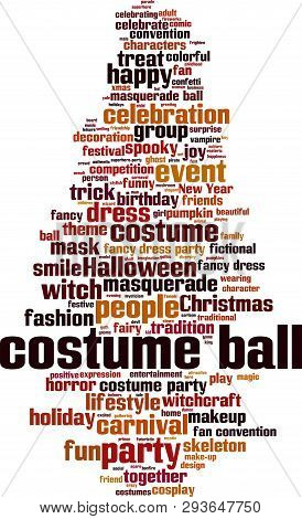 costume ball word vector photo free trial bigstock costume word