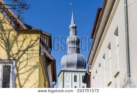 Tower Of The Marienkirche Church In Lippstadt, Germany