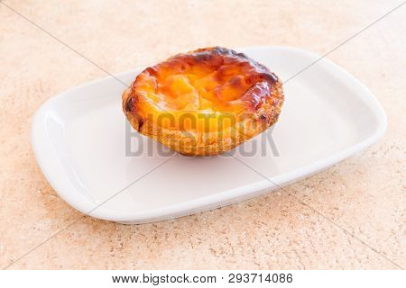 Pastel De Nata Is A Portuguese Egg Tart Pastry, Common In Portugal, The Lusosphere Countries And Reg