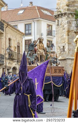 Holy Thursday Procession In Zamora, Spain