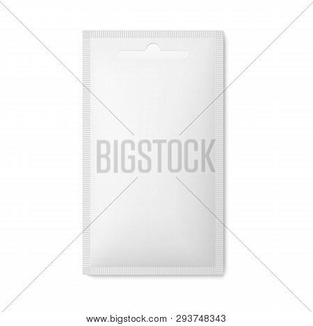 Simple Package With Shadow On White Background. Realistic Template For Your Design.