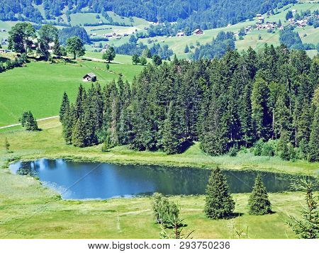 The Smaller Lake Schwendisee (hinter Schwendisee), Wildhaus - Canton Of St. Gallen, Switzerland