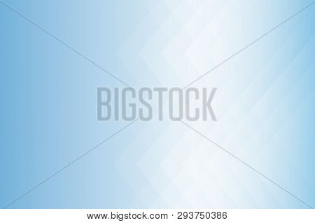 Triangle Gradient Background In Blue And White Colors.
