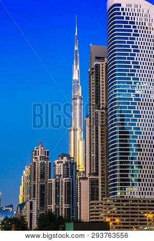 Architecture Od Business Bay In Dubai, Uae