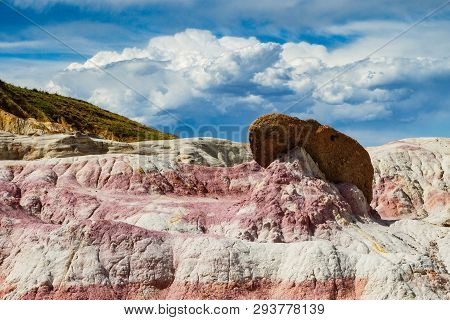 Calhan Paint Mines Are A Geological Formation Near Calhan, Colorado