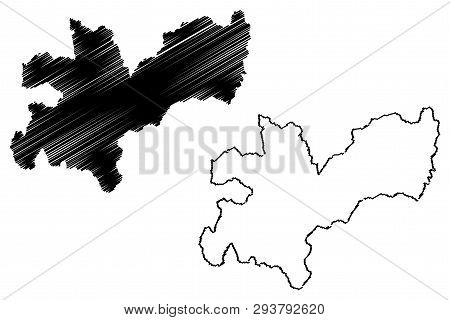 Caldas Department (colombia, Republic Of Colombia, Departments Of Colombia) Map Vector Illustration,