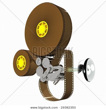 Sinema film kamera içinde