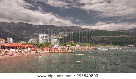 Boat Trip Along The Coast Of Budva In Montenegro