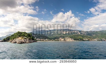 Boat Trip Along The Coast Of Budva In Montenegro