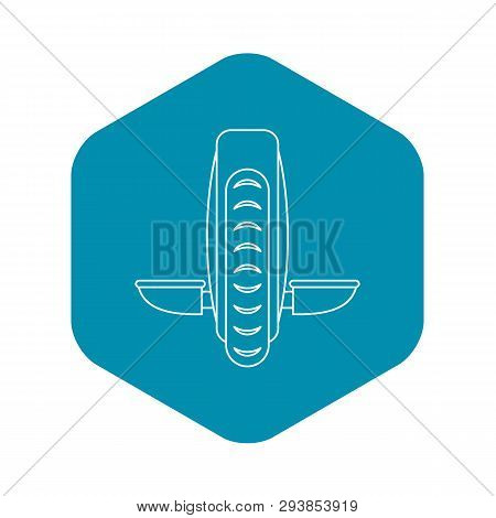 Solowheel Icon. Outline Illustration Of Solowheel Vector Icon For Web