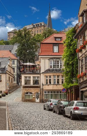 View Of The Saxon City And Castle Blankenburg