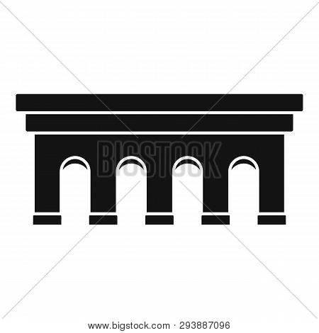 Beton Bridge Icon. Simple Illustration Of Beton Bridge Vector Icon For Web Design Isolated On White 