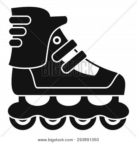 Sport Inline Skates Icon. Simple Illustration Of Sport Inline Skates Vector Icon For Web Design Isol