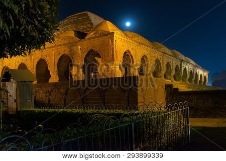 Rasmancha, Oldest Brick Temple Of India Is A Famous Tourist Attraction In Bishnupur, West Bengal, In
