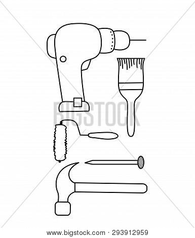 A Set Of Tools That Is Used For Repair