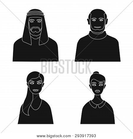 Isolated Object Of Photo And Character  Sign. Collection Of Photo And Face Stock Vector Illustration