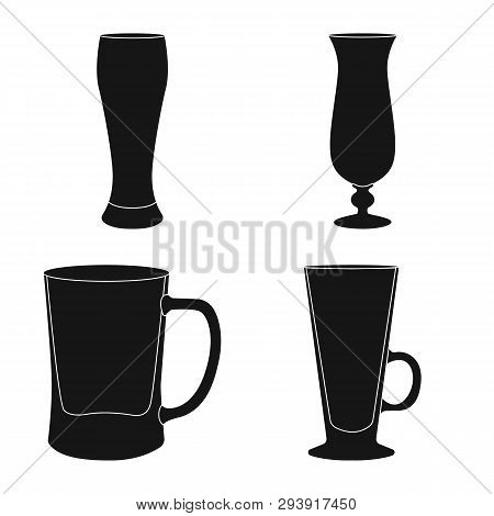 Isolated Object Of Texture And Volume Logo. Set Of Texture And Container Vector Icon For Stock.