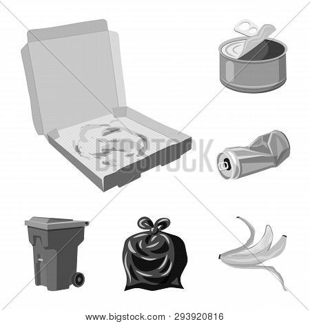 Vector Illustration Of Order And Recycling Sign. Set Of Order And Sort Vector Icon For Stock.