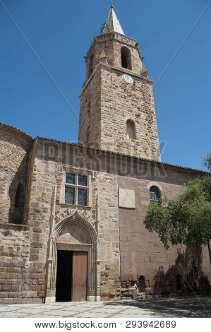 Entrance Of Frejus Cathedral In South Of France