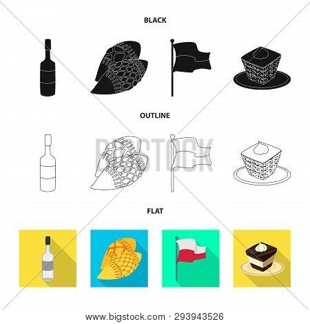 Isolated Object Of Traditional And Tour Icon. Collection Of Traditional And Landmarks Stock Symbol F