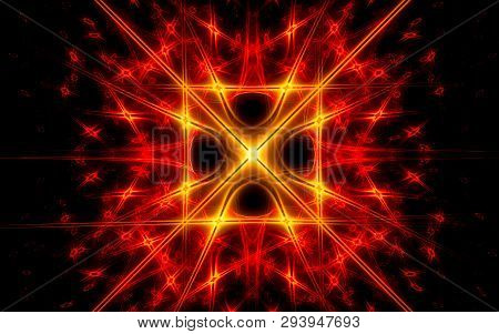 Digital Generated Image In The Form Of Abstract Geometric Shapes Of Various Shades And Colors For Us