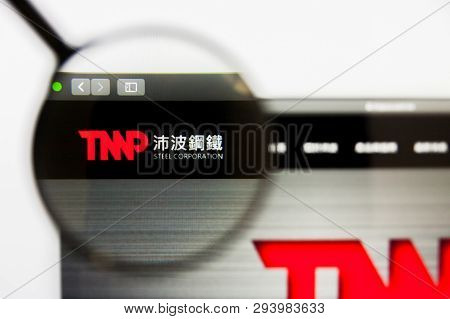 San Francisco, California, Usa - 29 March 2019: Illustrative Editorial Of Tmp Steel Corporation Webs
