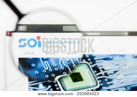 San Francisco, California, Usa - 29 March 2019: Illustrative Editorial Of Silicon Optronics Website 
