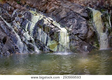 In The Mountains Of Talysh Is A Summer Day. At The Banks Of The Vilas River