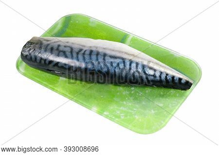 Fresh Herring Isolated On A White Background. Seafood.
