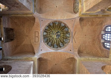 Fethiye Museum Interior In Istanbul.  Also Known As The Church Of Theotokos Pammakaristos Is One Of