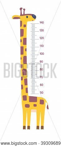 Giraffe Meter Wall Or Height Chart Or Wall Sticker