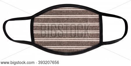 Cotton cloth face mask made of cotton isolated on white background