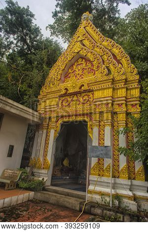 Wat Khao Chong Pran Temple For People Pray To Buddha And Look Hundred Million Bats From Khao Chong P