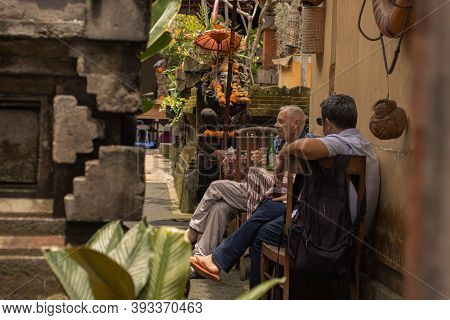 Street Photography And People From Ubud, Documentar Scenes From Ubud, Bali, Indonesia 2019