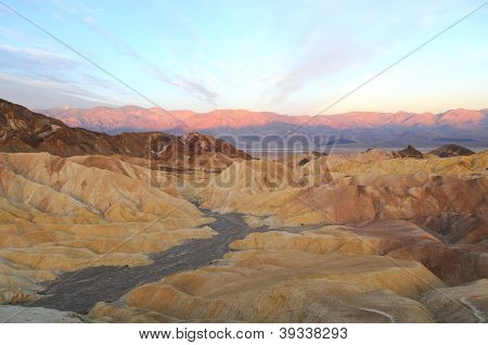 Solopgang i Zabriskie Point